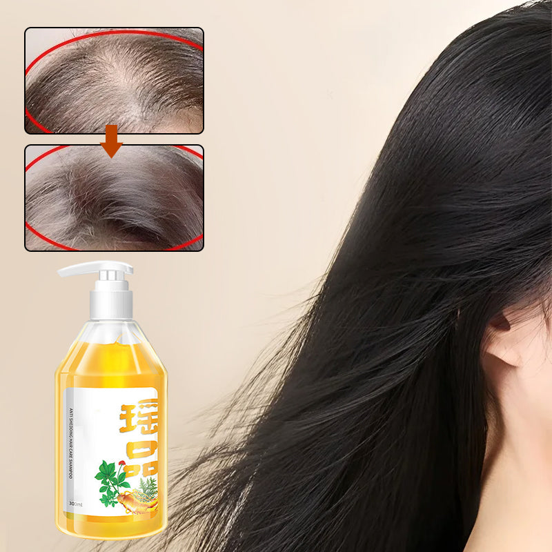 Gladde en oliecontrolerende anti-haaruitvalshampoo