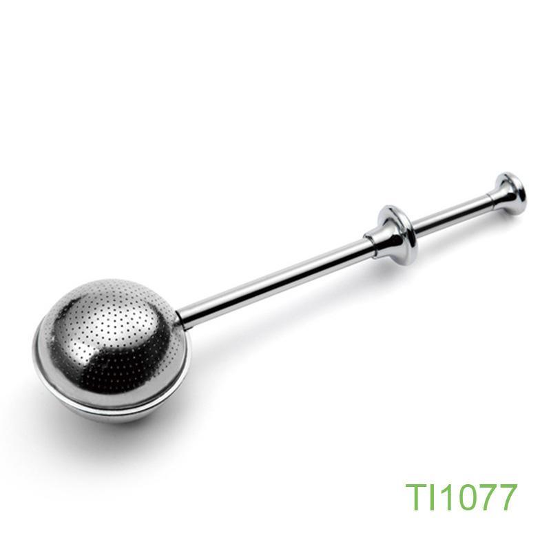 Kogelvormig intrekbaar theezeefje