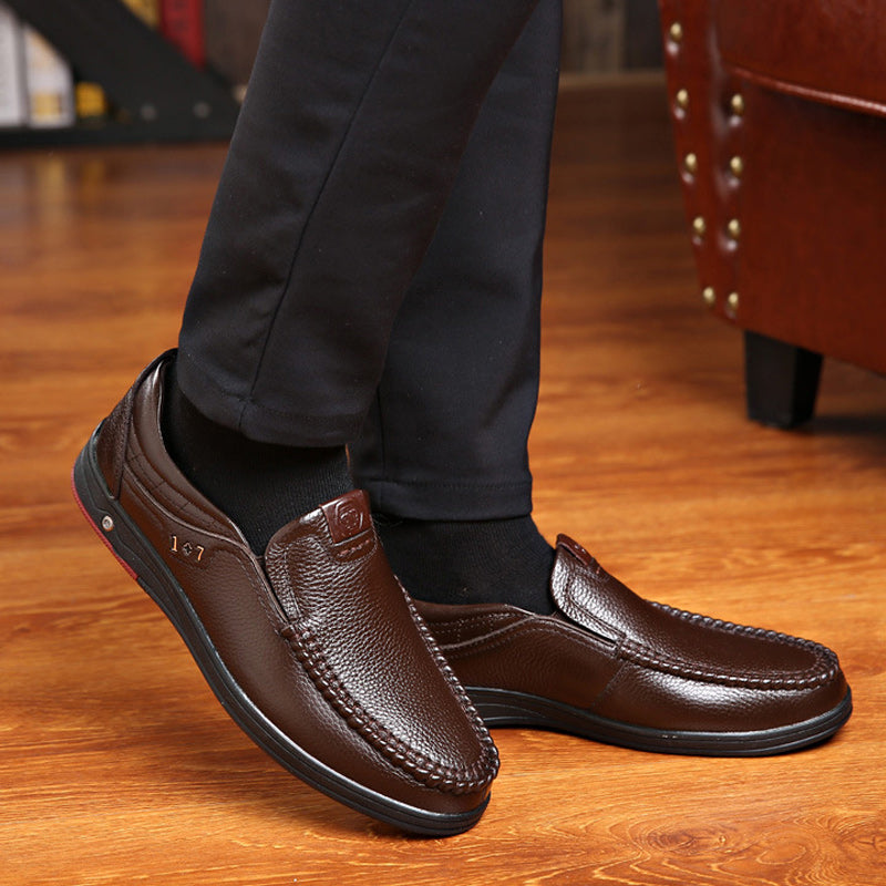 Loafers van echt leer met zachte binnenzool voor heren