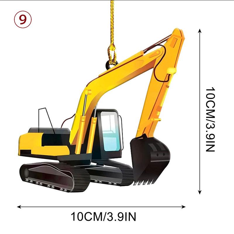 Auto-Boot-Kerstijzer Ornament