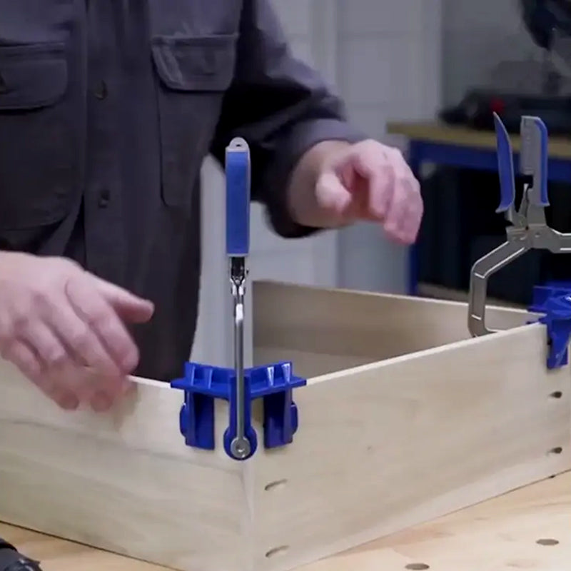 Houtbewerkingsgereedschap - Metalen haakse clip van 90 graden