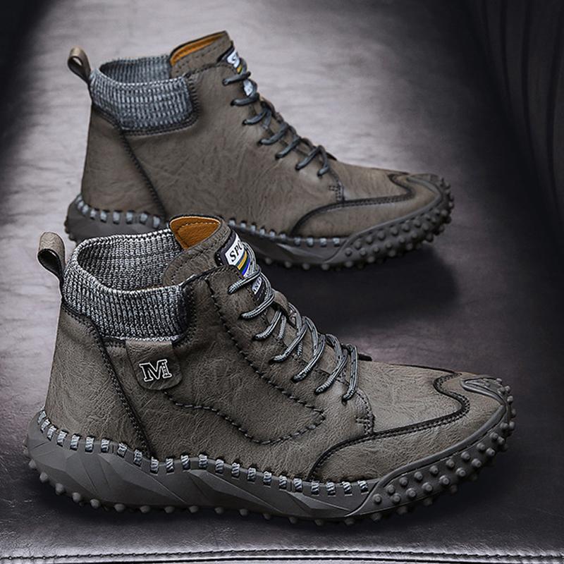 Mannen Retro niet Slip casual enkellaarsjes