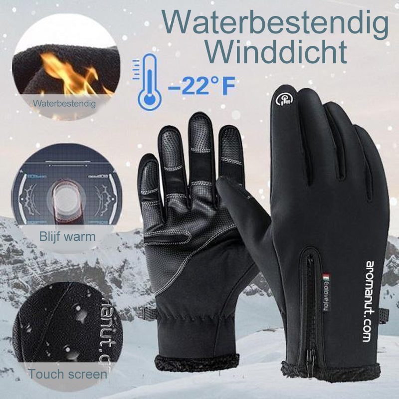 Warme waterdichte handschoenen met touchscreen