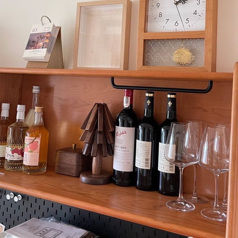 Zwarte walnoot houten tafelmat