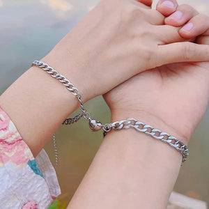 Mooie magnetische hartarmband voor koppels