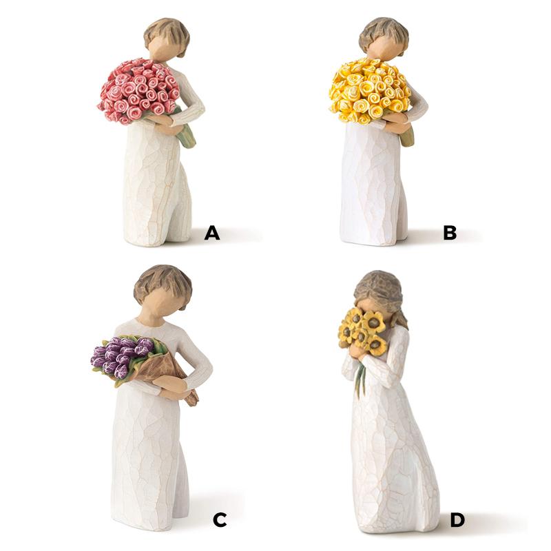 Bloem der vriendschap, handgesneden