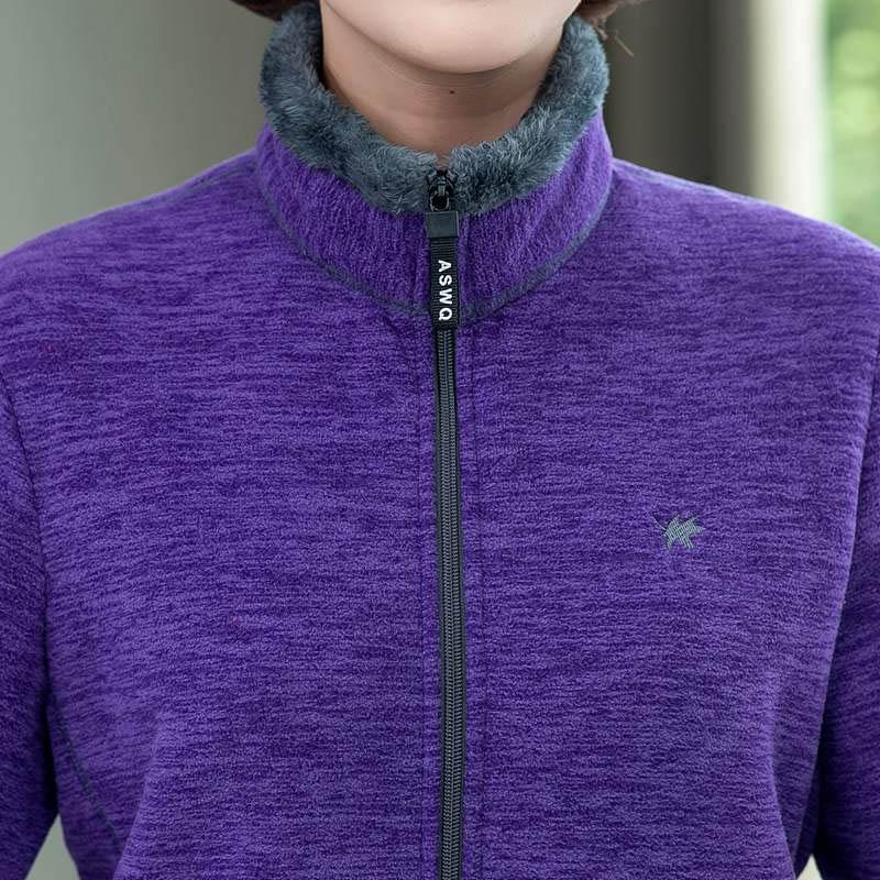 Warme fleece jas voor dames