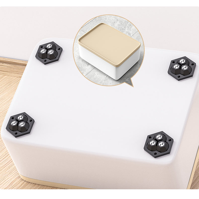 360° draaibaar zwenkwiel met drie kogels