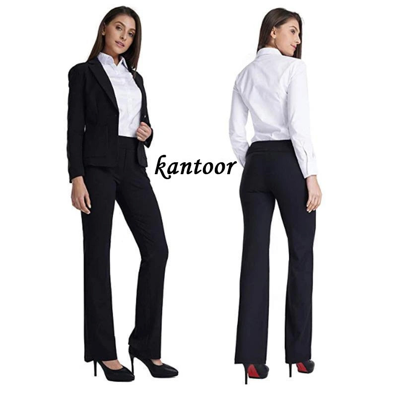 Micro flared damesbroek