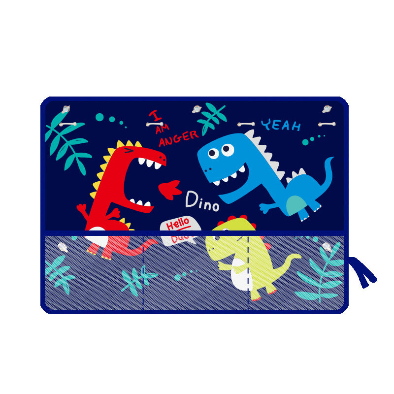 Cartoon autoraam gordijn