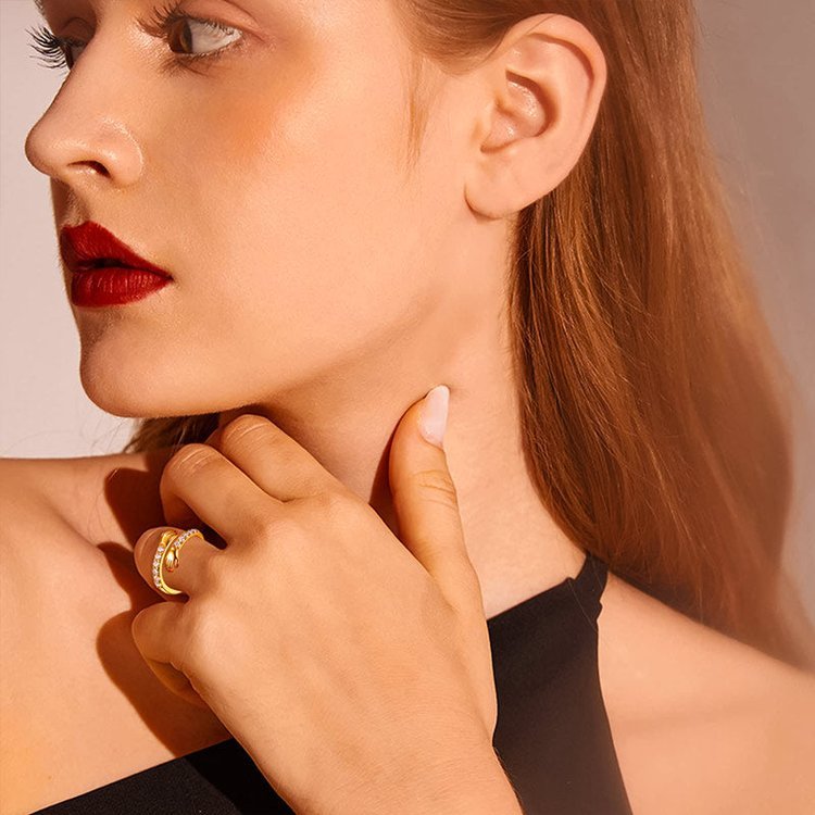 Diamanten knuffel ring