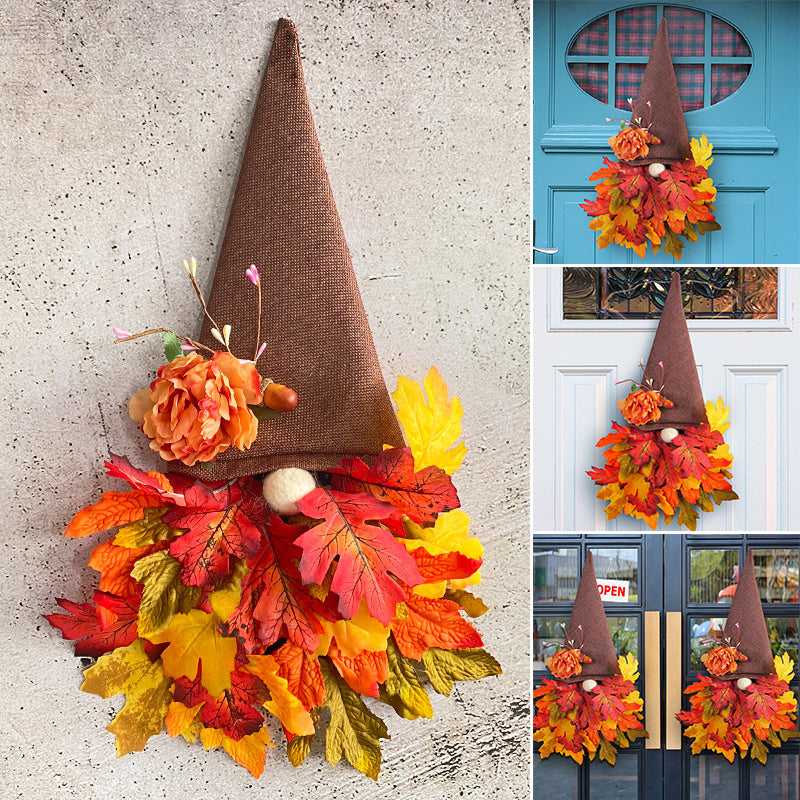 Esdoornblad hoed deur hangende hoed foto rekwisieten muur hoed