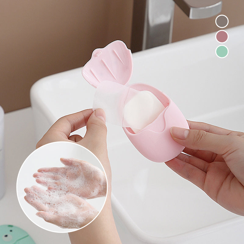 Draagbaar oplosbaar zeeppapier