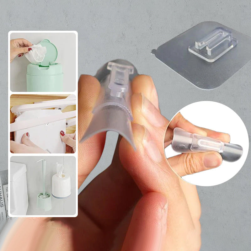 Dubbelzijdige zelfklevende muurhaak