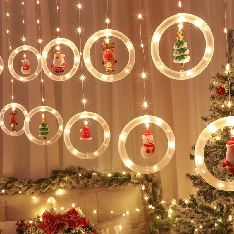 (🎅Early Xmas Sale🎅) Kerst LED Gordijn String Light
