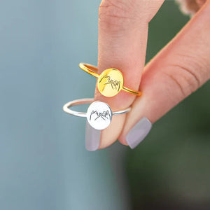 Belofte Ring Naast Elkaar