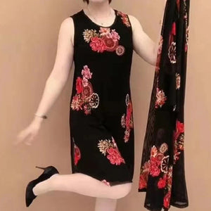 Jurk met bloemenprint voor dames