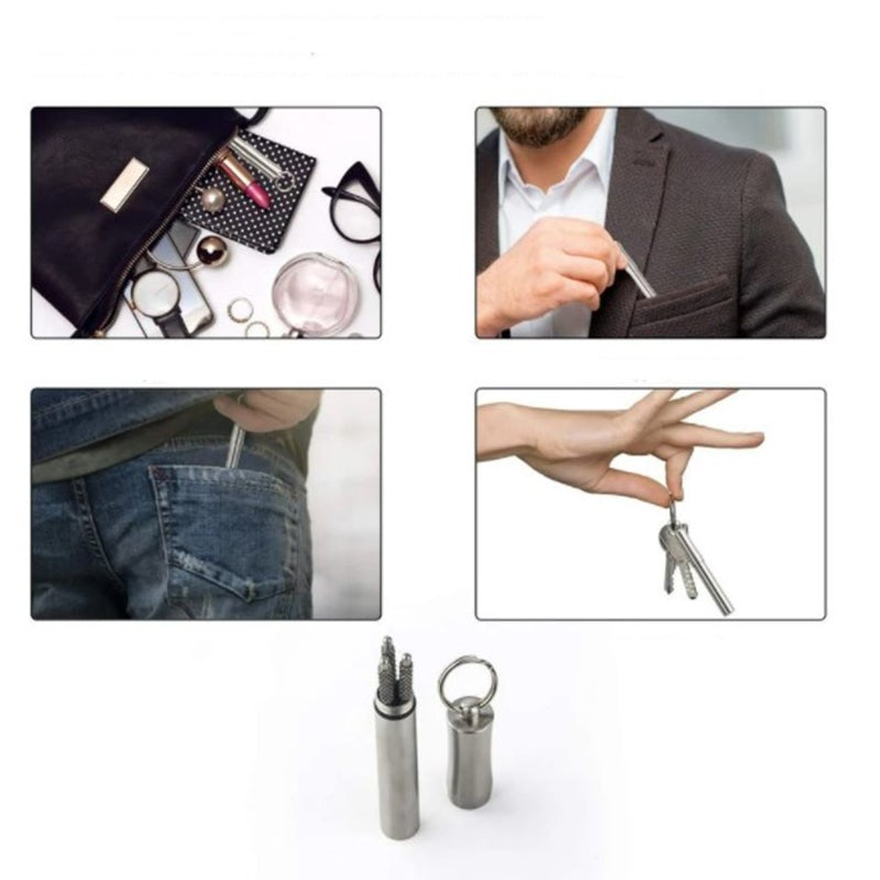 Draagbare tandenstoker set