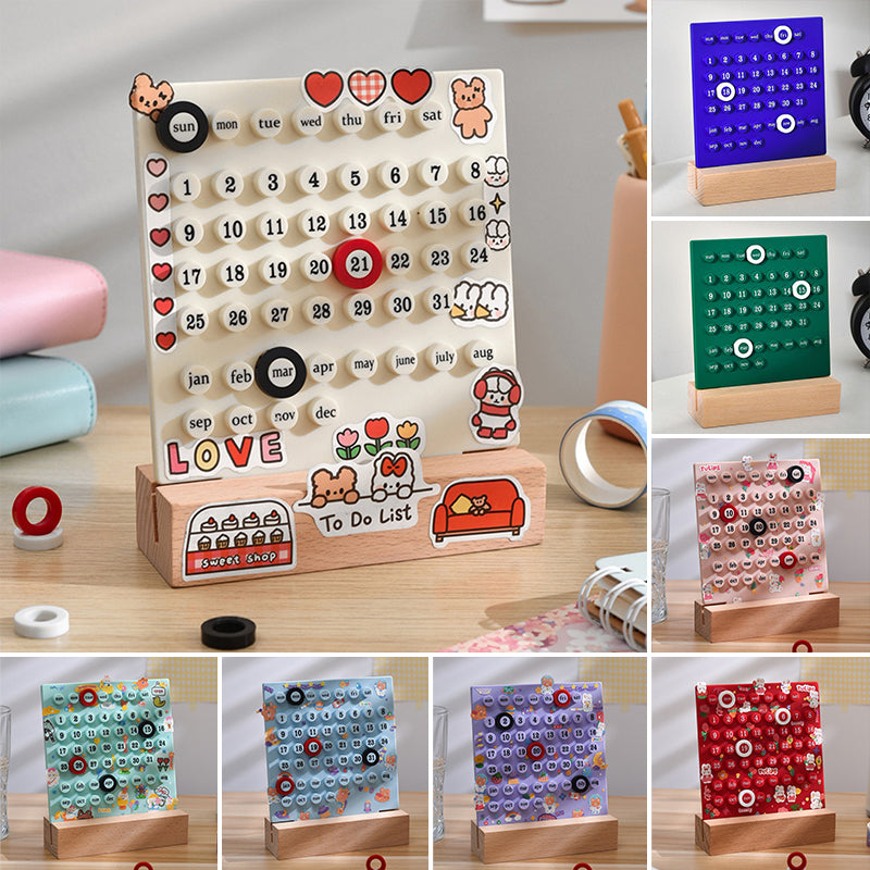 Handmatige DIY-loopkalender