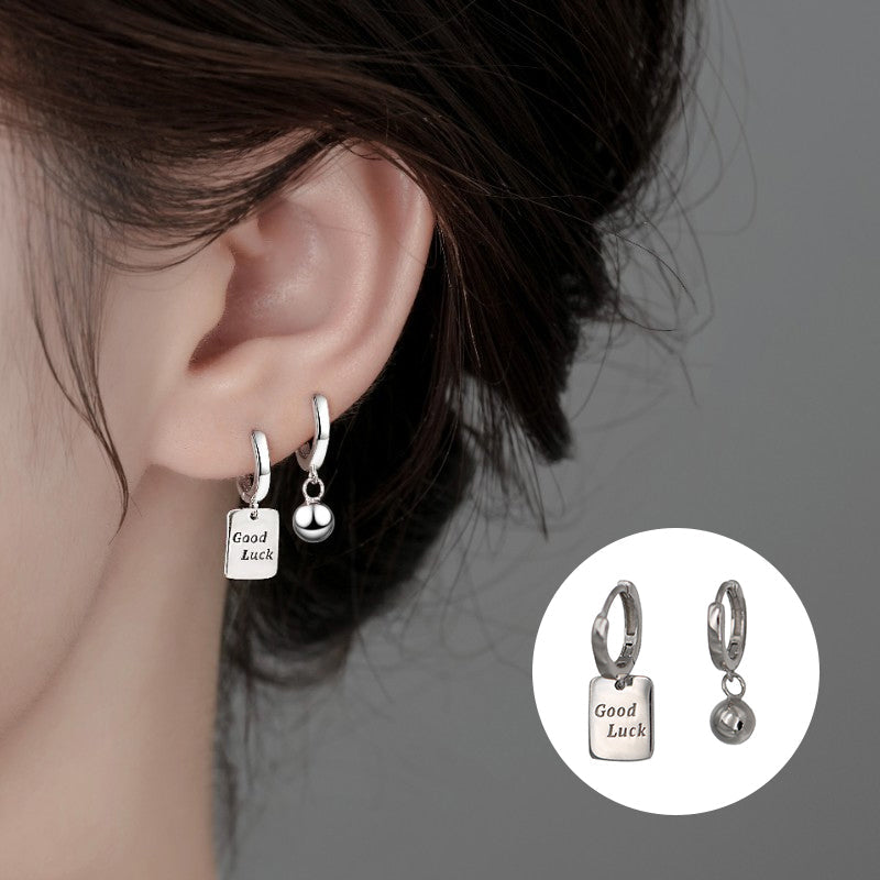 Lucky alfabet oorbellen