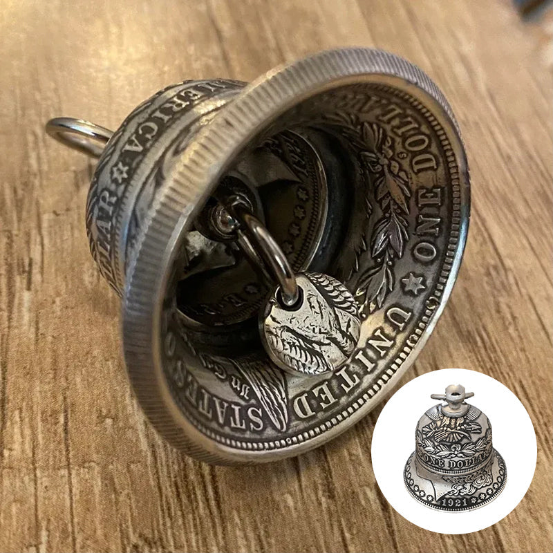 Morgan zilveren dollar bel