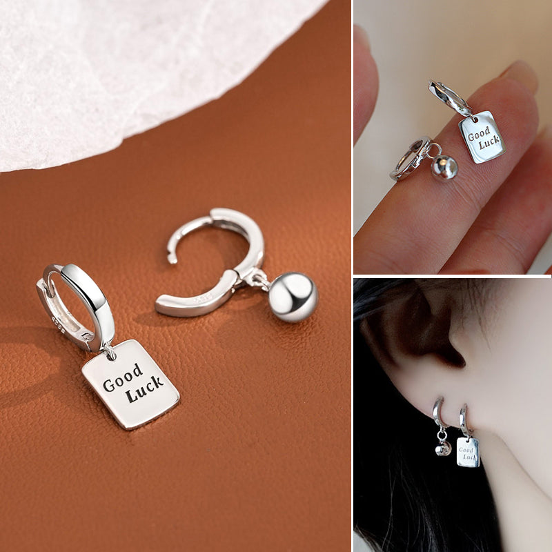 Lucky alfabet oorbellen