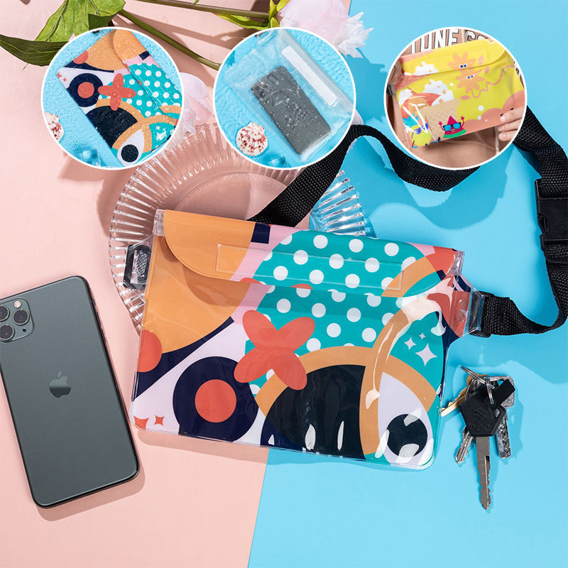 Trifold schoudertas met touchscreen