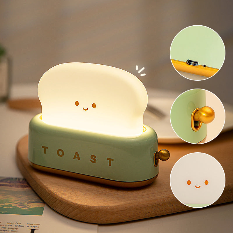 Geroosterd broed Emotionele lamp Baby nachtlampje