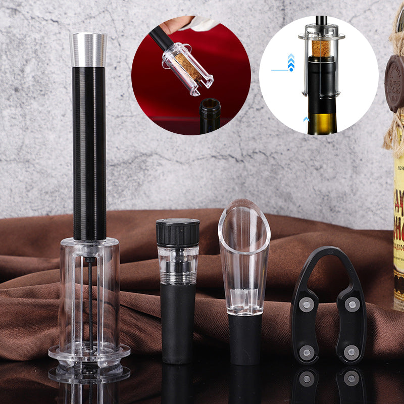 Handmatige flesopener met luchtdruk