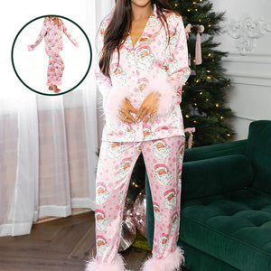 Kerstman bedrukte pyjama