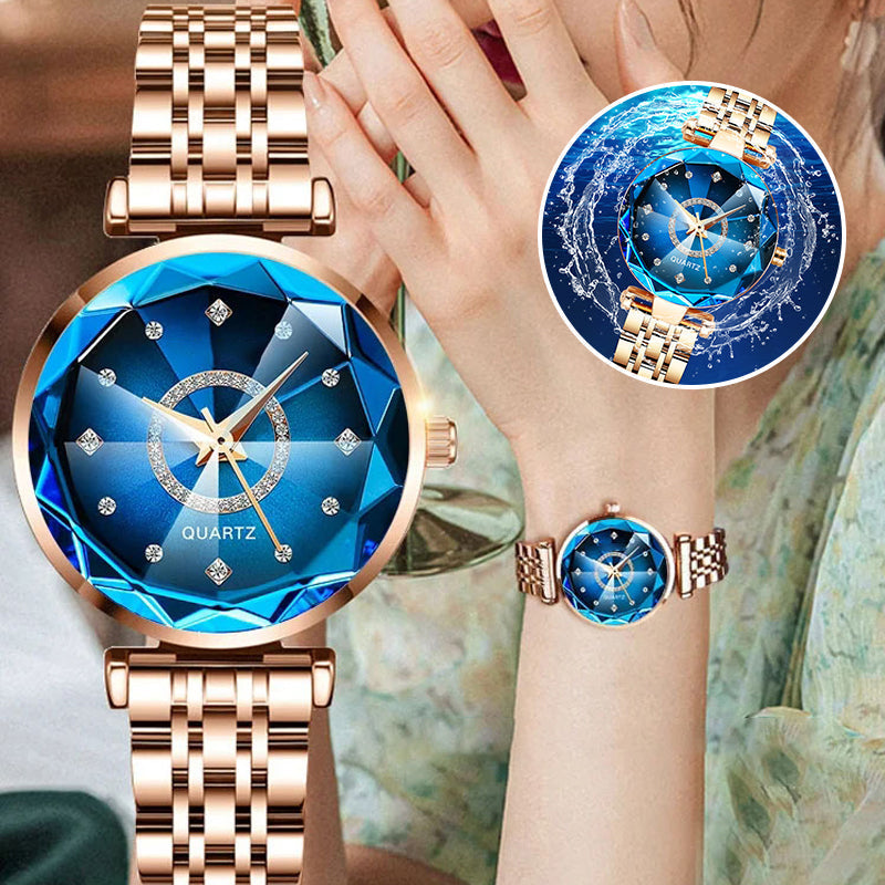 Waterdicht horloge met sterrenhemel voor dames