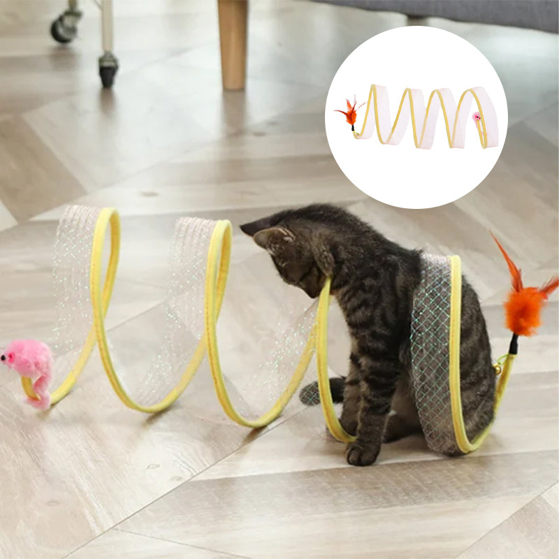 Gevouwen katten tunnel