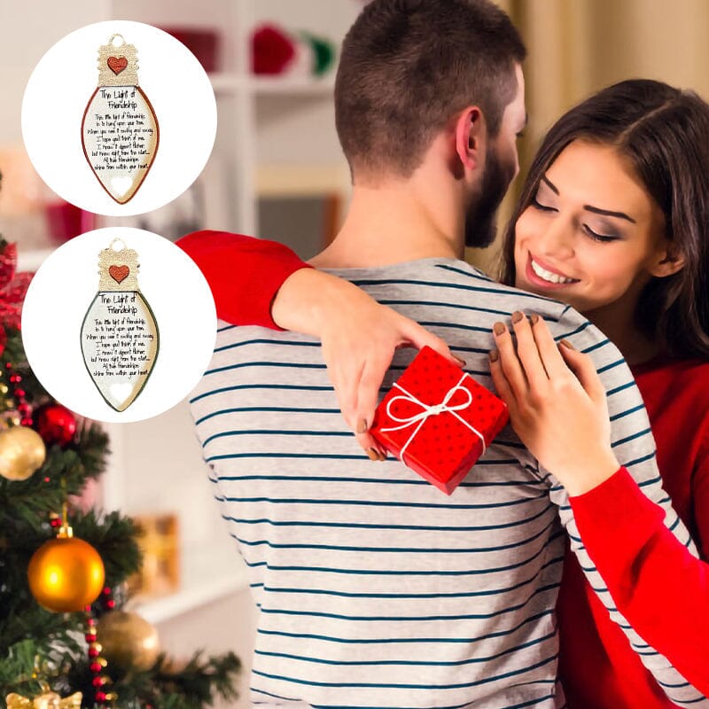 Kerst vriendschap boom hanger
