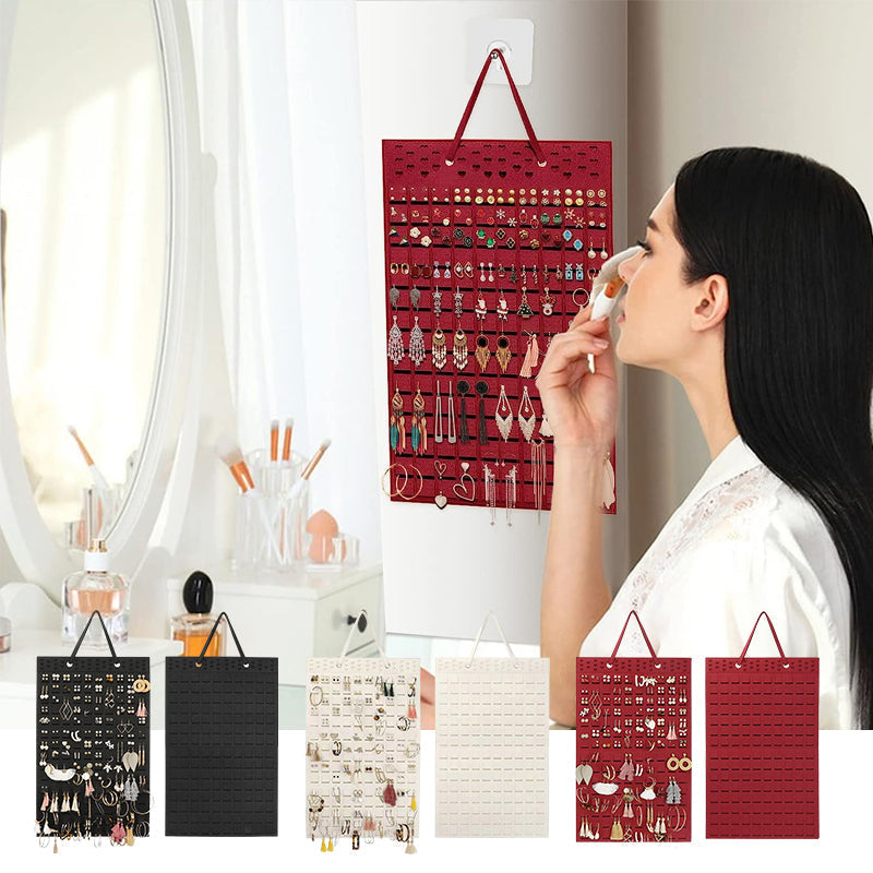 Vilten hangende sieraden organisator