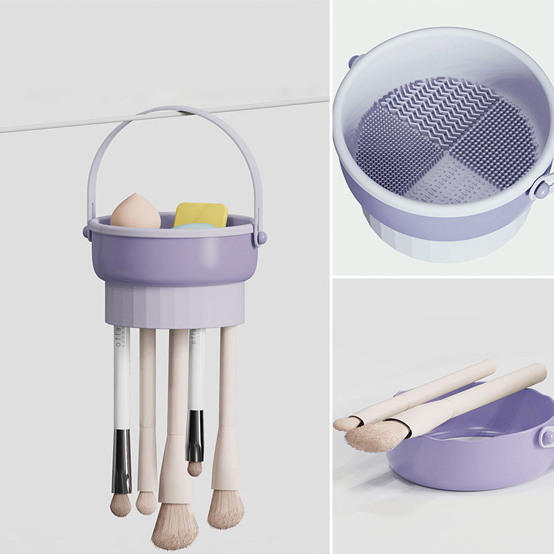 3-in-1 reinigingskom voor make-upborstels