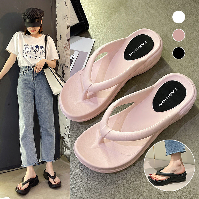 Teenslippers met dikke bodem