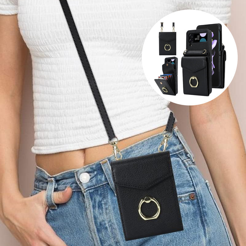 Z Flip5 Opvouwbare Messenger-telefoonhoes voor Samsung Flip4