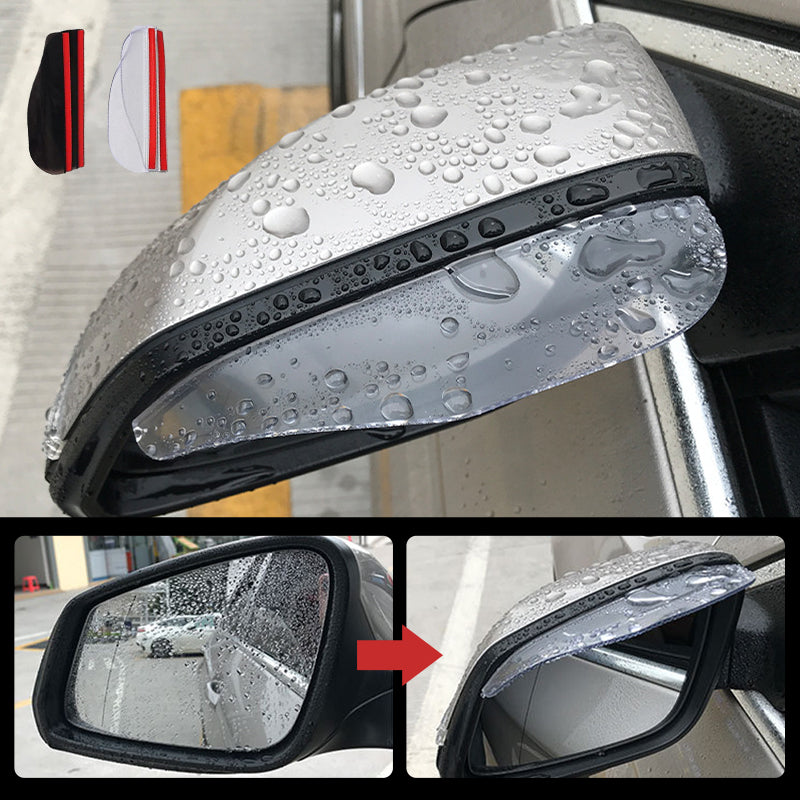 Auto Achteruitkijkspiegel Sticker Regen Wenkbrauw