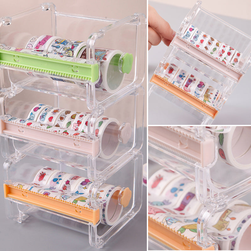 Creatieve opbergdoos voor tape snijder