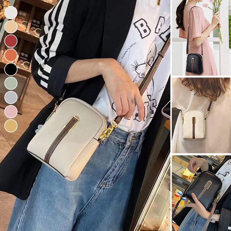 Lichtgewicht mini-crossbody-schoudertelefoontas