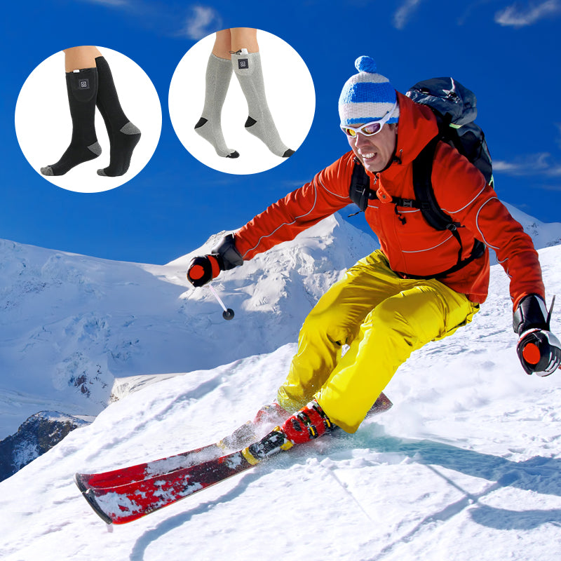 Verwarmde sokken met instelbare temperatuur