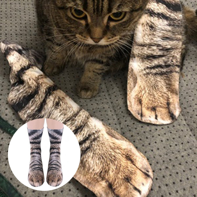 Flurry 3D Dieren poot sokken-[EEN MAAT PAST ALLEMAAL]