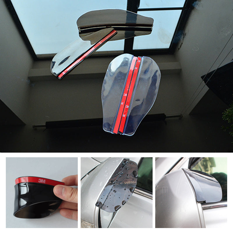 Auto Achteruitkijkspiegel Sticker Regen Wenkbrauw