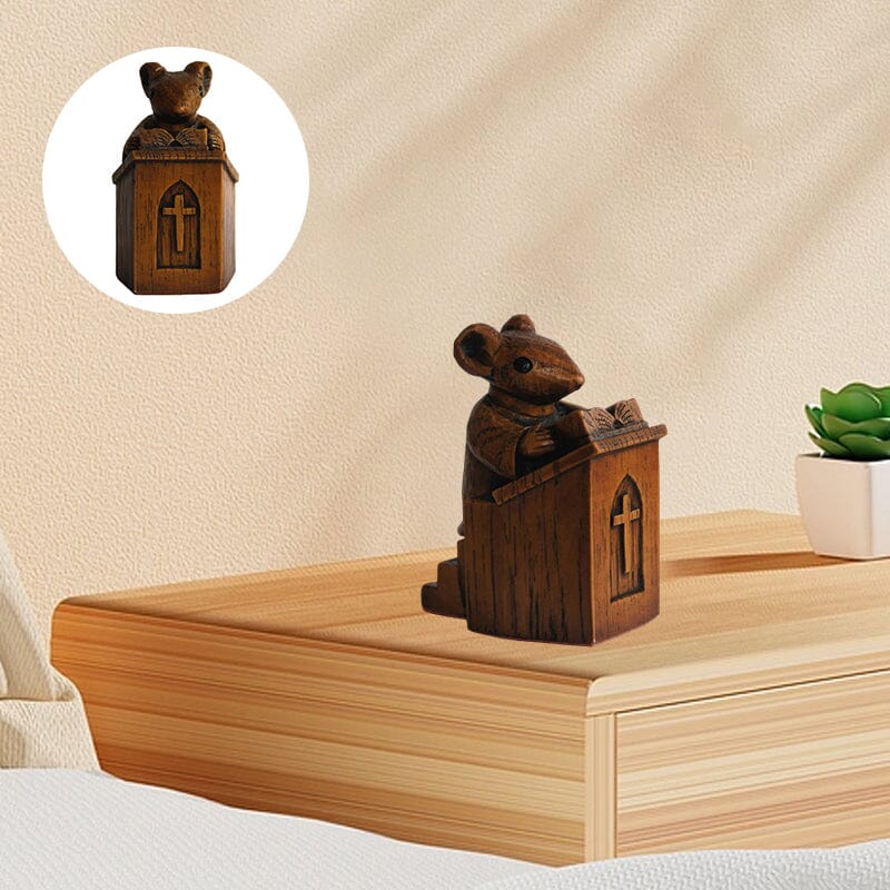 Kerk muis decoratie