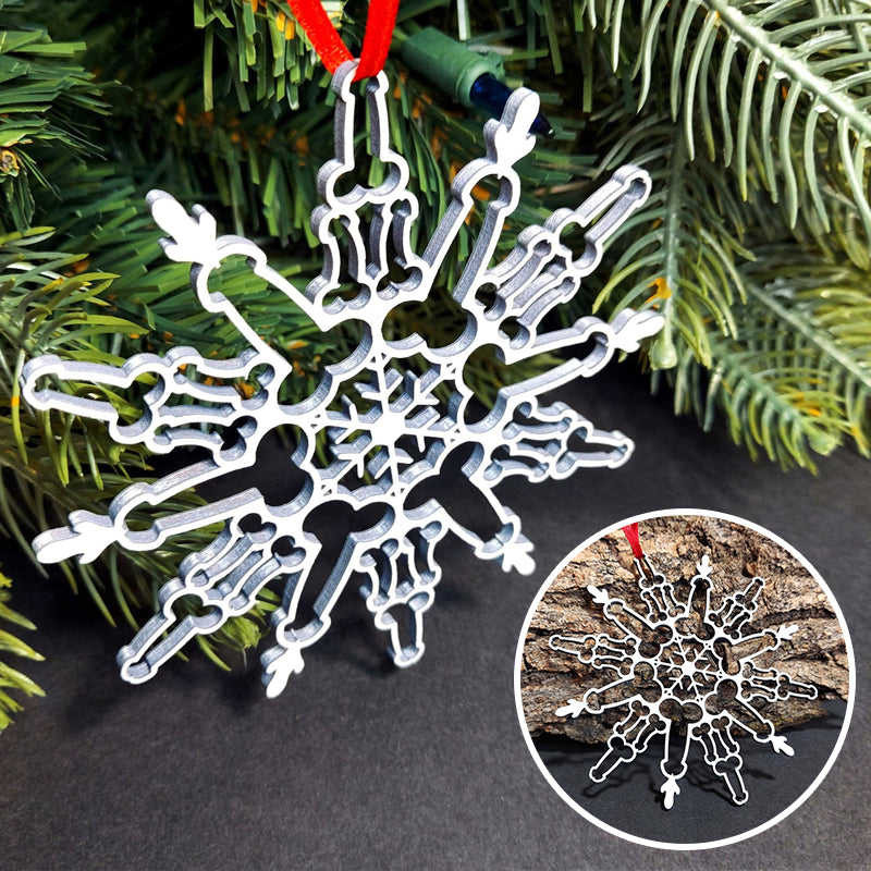 Kerst sneeuwvlok ornament