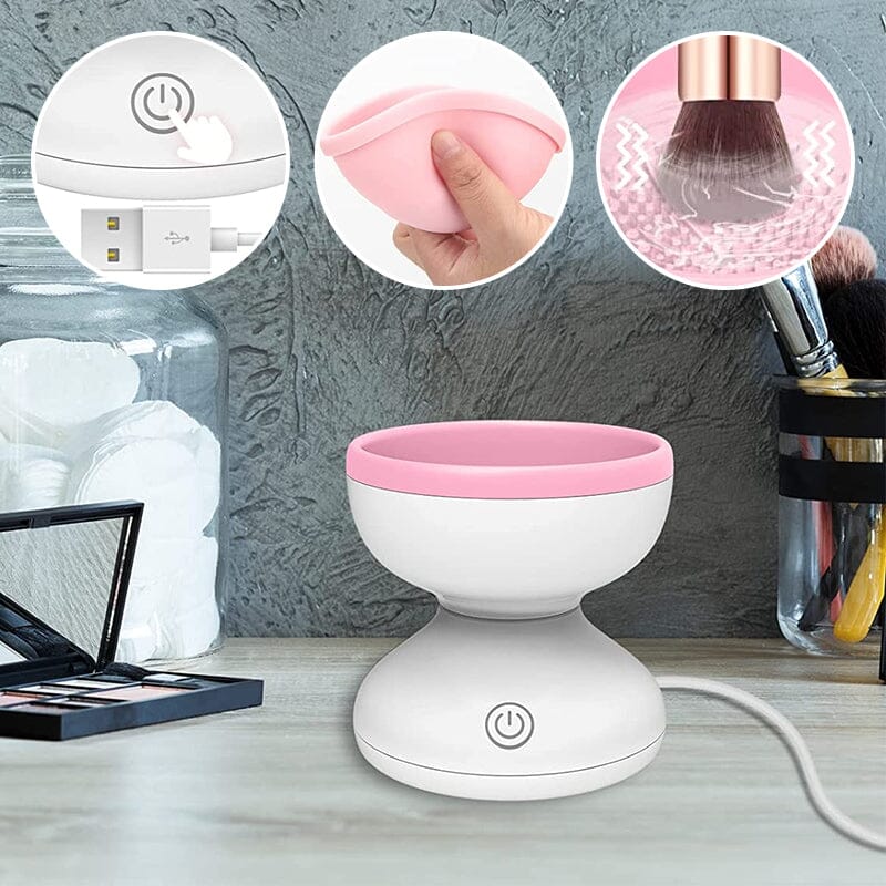 Elektrische make-upborstelreiniger