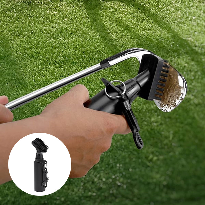 Groefborstel voor golfclubs