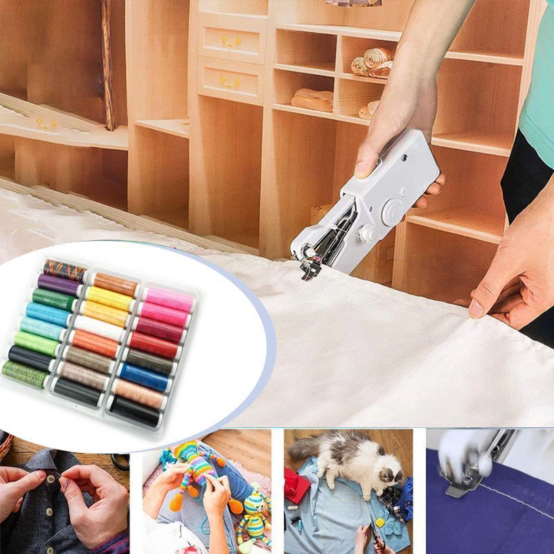 Draagbare handnaaimachine