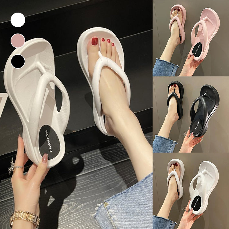 Teenslippers met dikke bodem