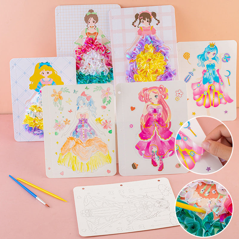 Oneindige droom uit de kindertijd hand beschilderd